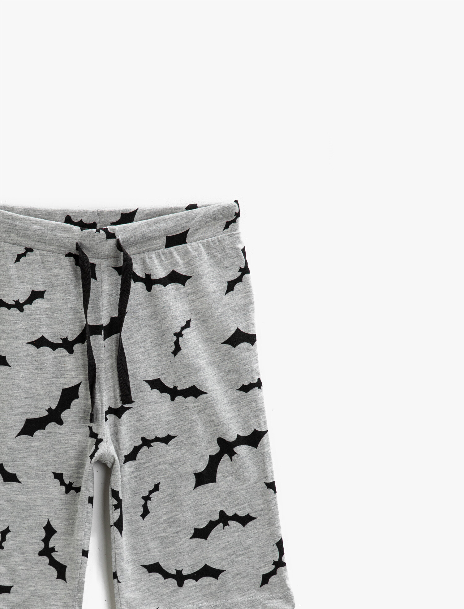  Erkek Çocuk Baskılı Şort Pamuklu Beli Bağlamalı