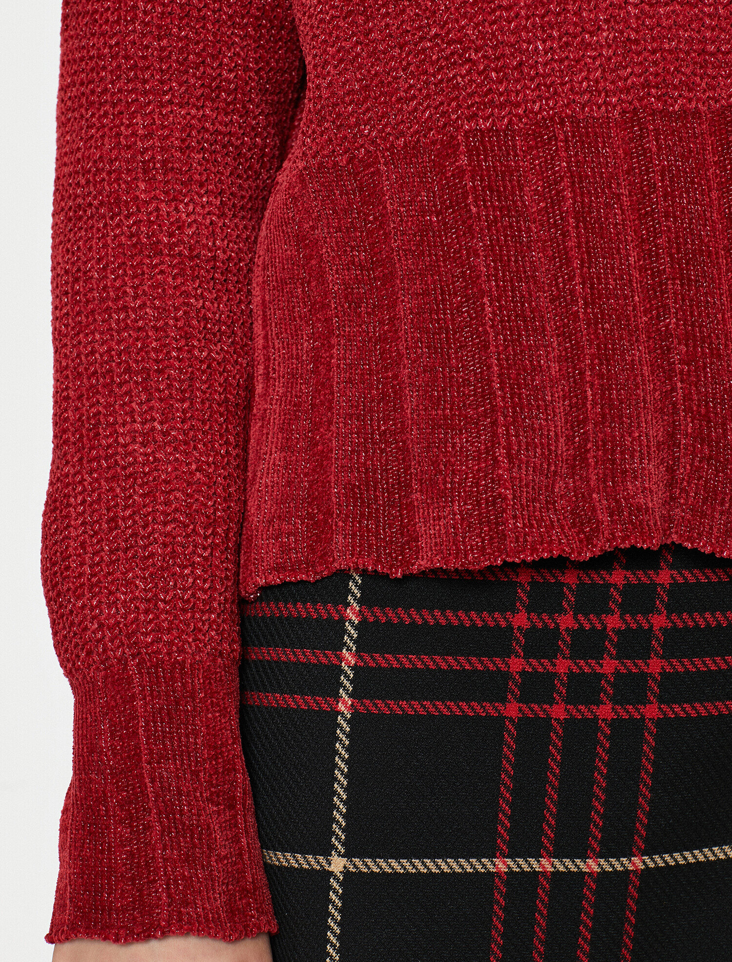   Örgülü Triko Kazak