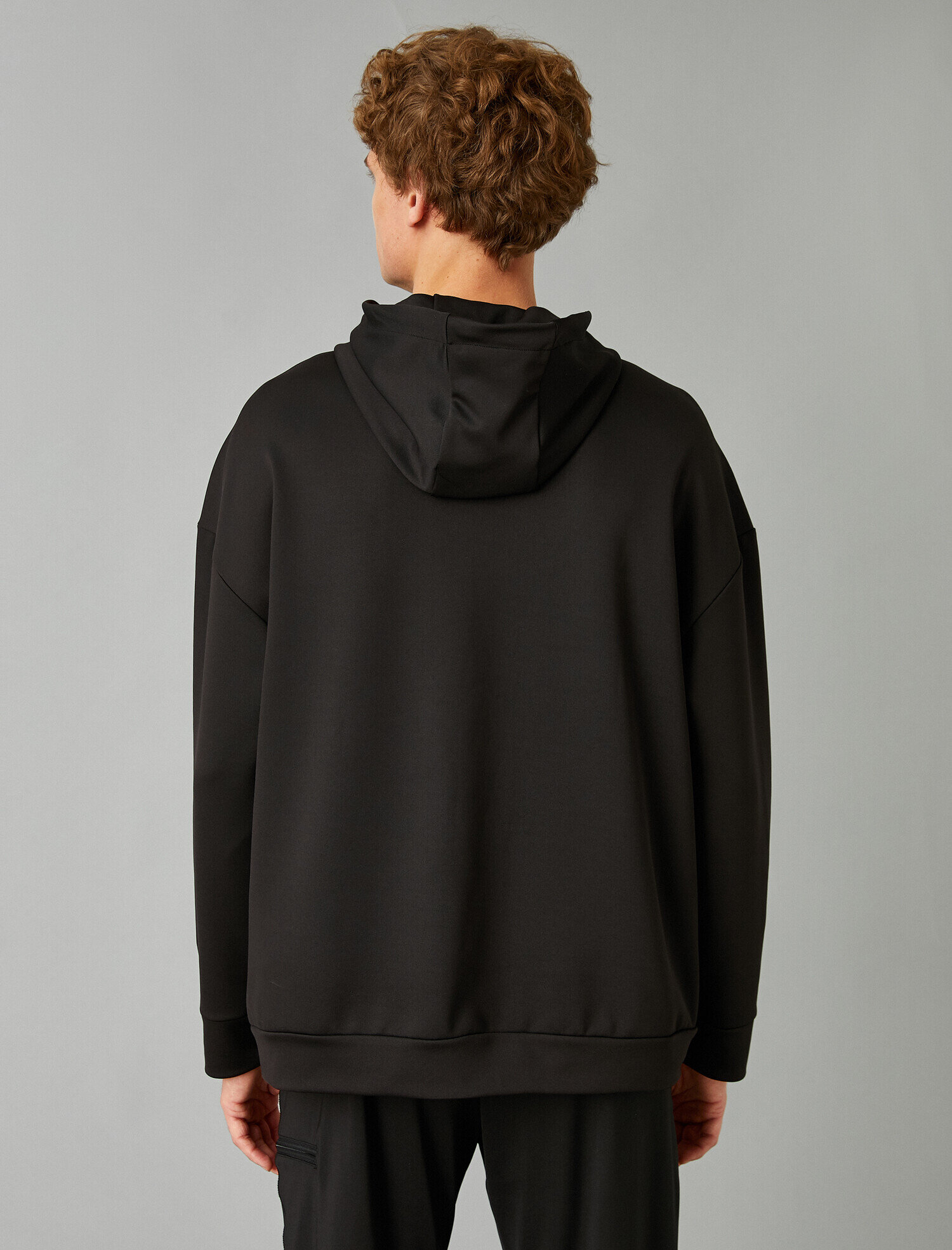   Spor Kapşonlu Sweatshirt Baskılı