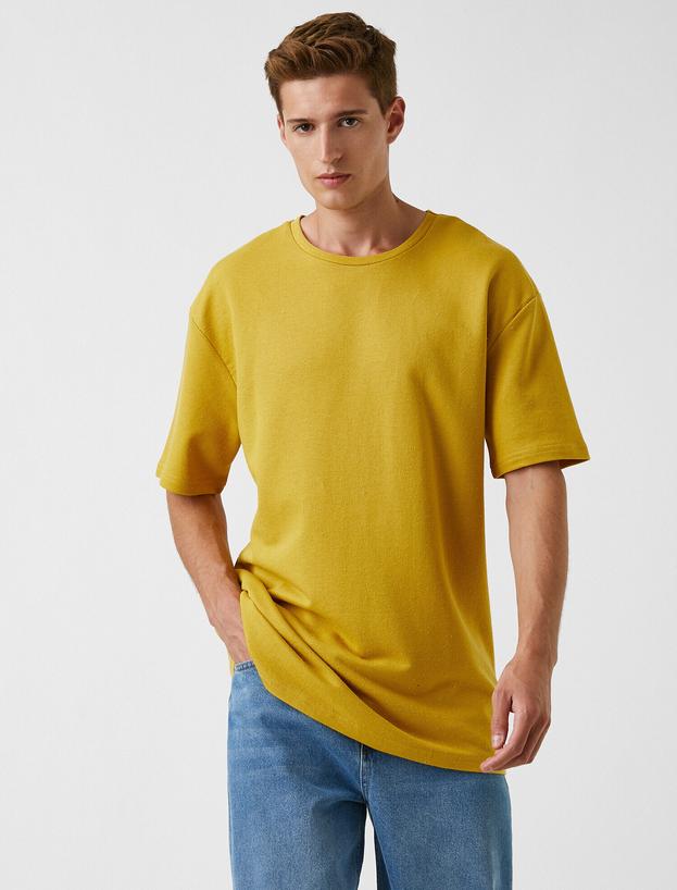   Oversize Tişört Pamuklu