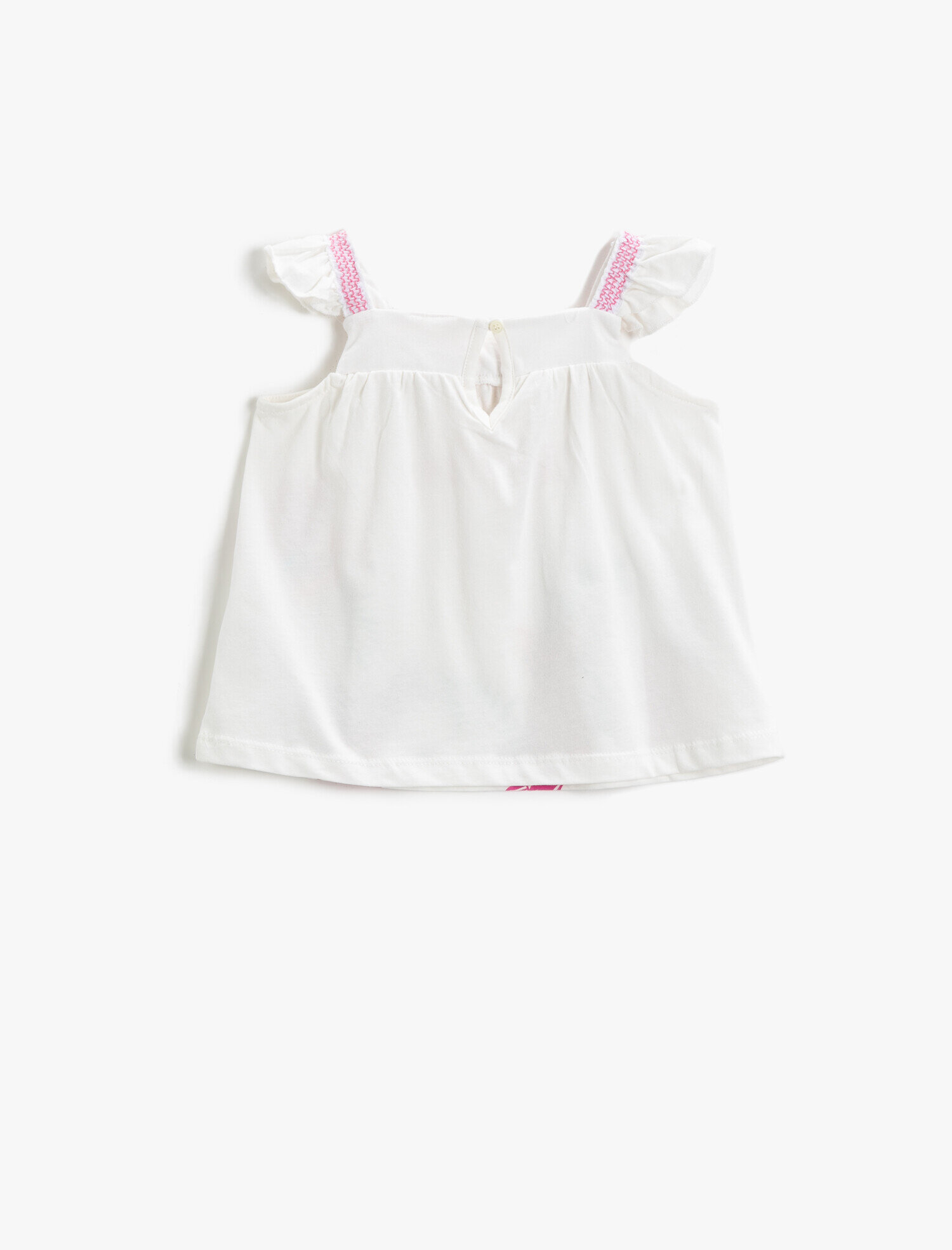  Kız Bebek Hayvan Baskılı Atlet Pamuklu