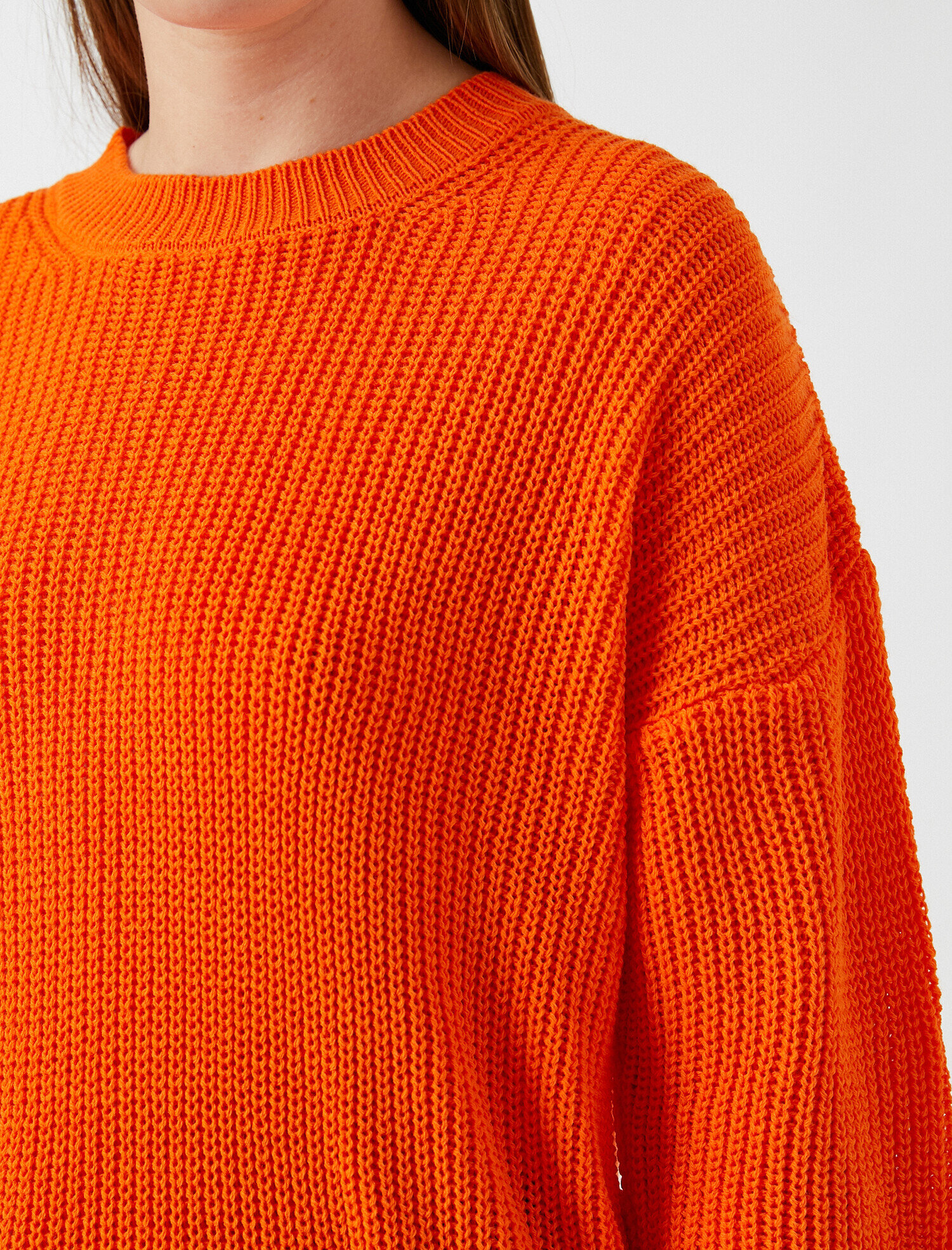   Bisiklet Yaka Triko Kazak Uzun Kollu