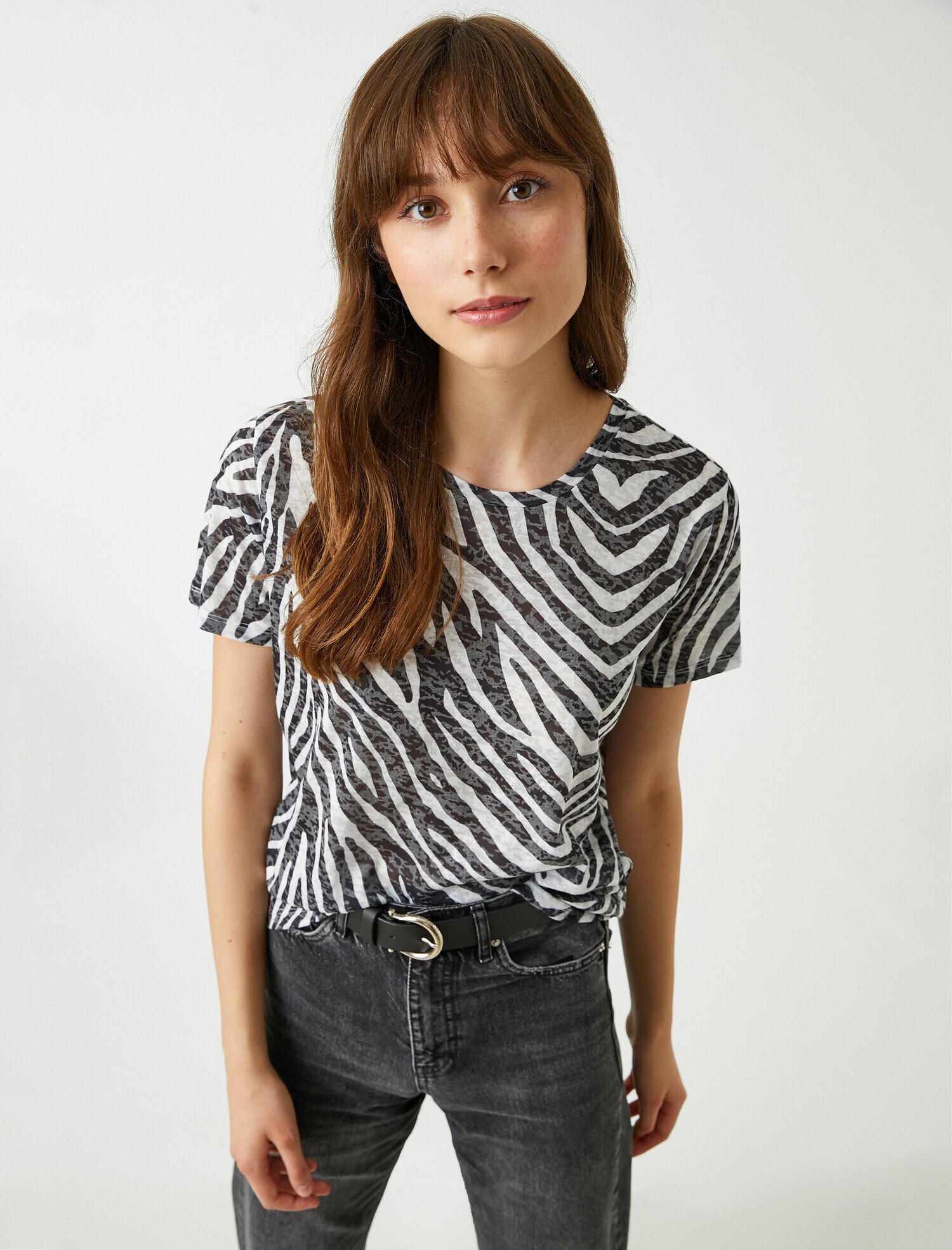   Zebra Desenli Tişört