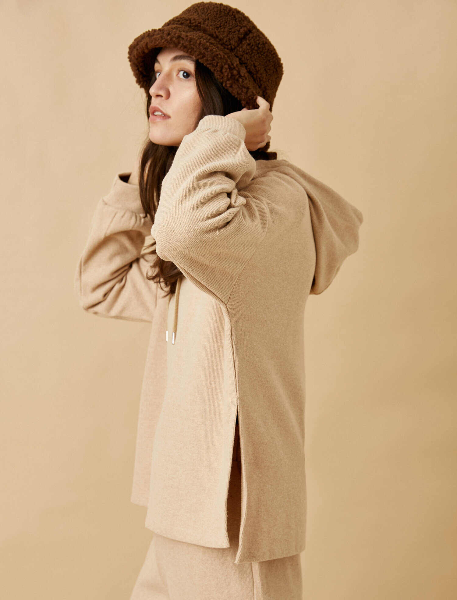   Pamuklu Kapüşonlu Sweatshirt