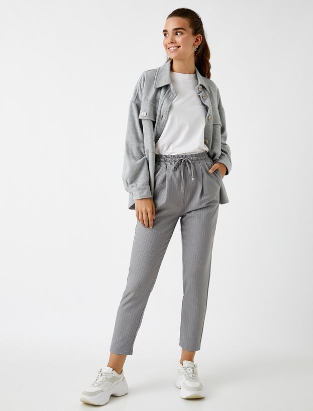discount 80% WOMEN FASHION Trousers Tracksuit and joggers Shorts Gray XS Kiabi tracksuit and joggers 