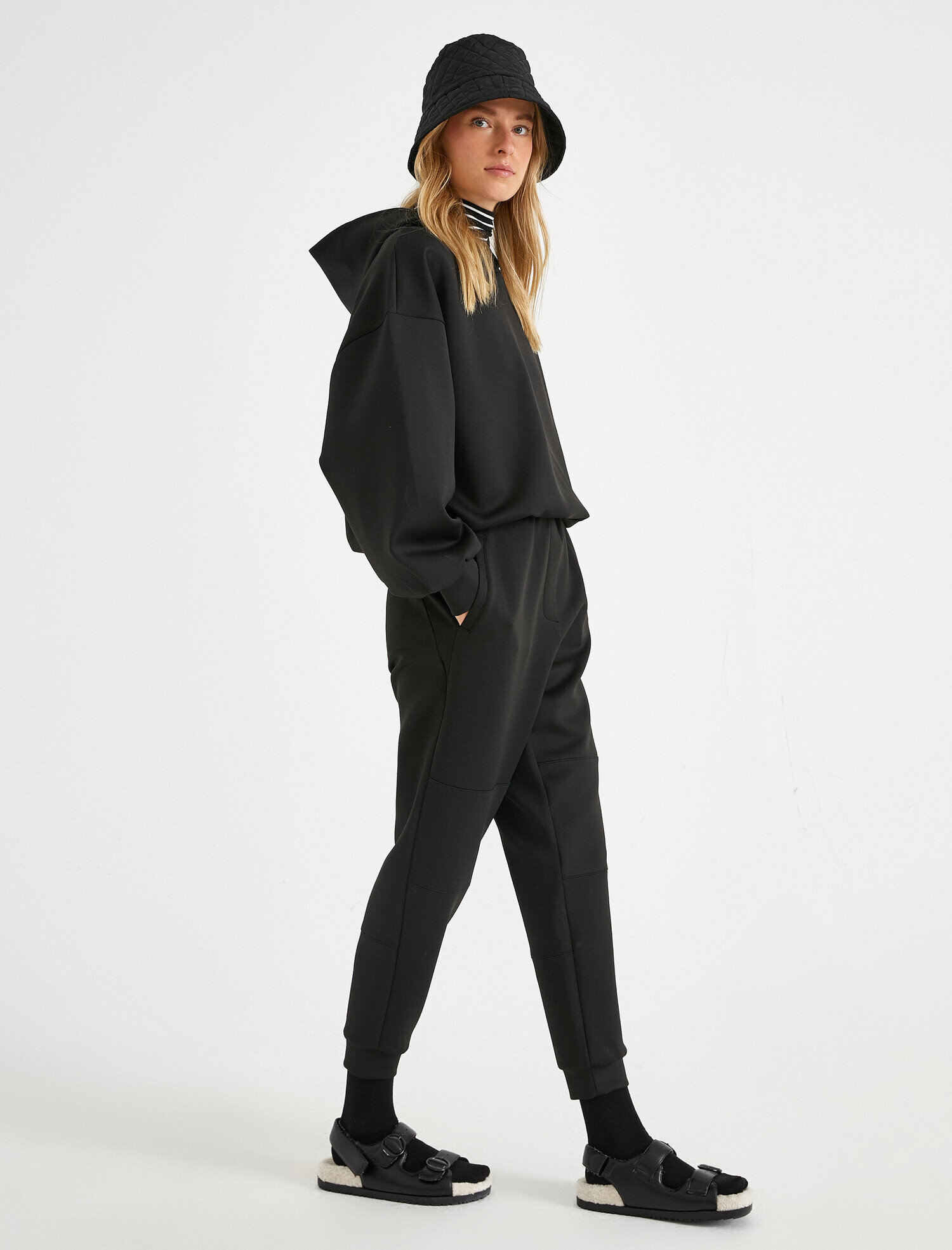   Yüksek Bel Gizli Cepli Jogger Eşofman Altı