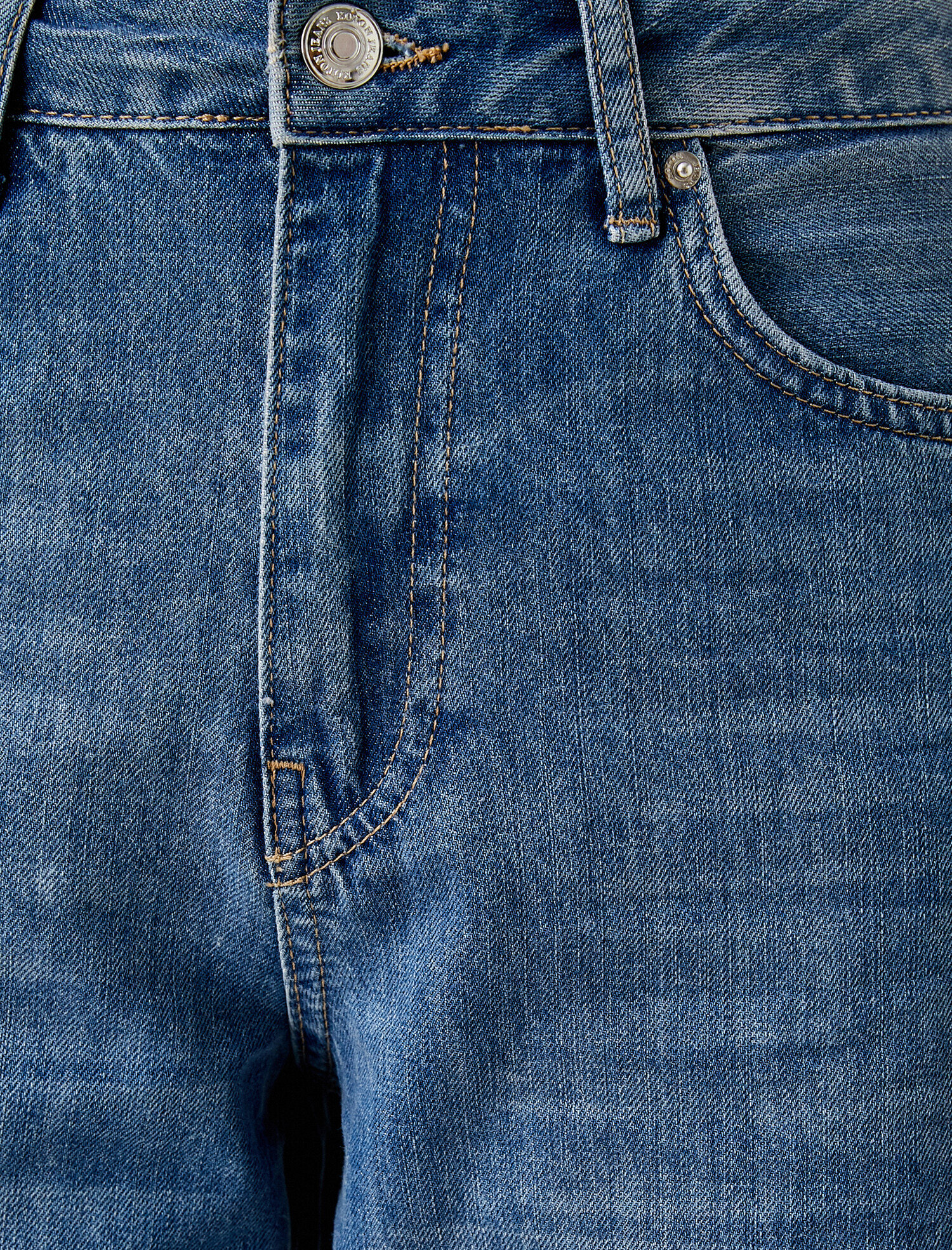   Bol Paça Yüksek Bel Kot Pantolon - Bianca Jean