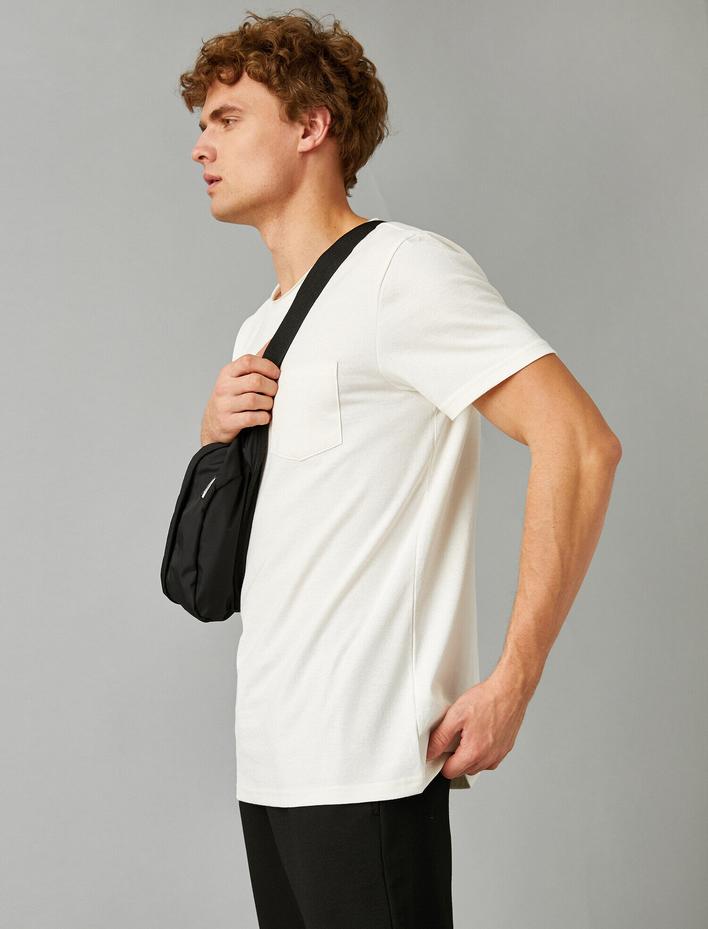  Cep Detaylı Tişört Spor