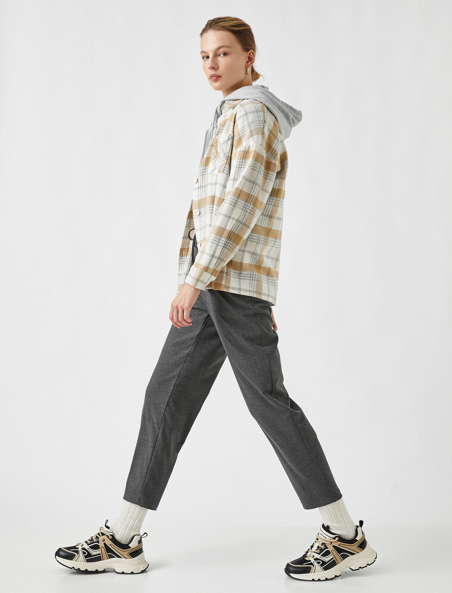   Belden Bağlamalı Havuç Pantolon