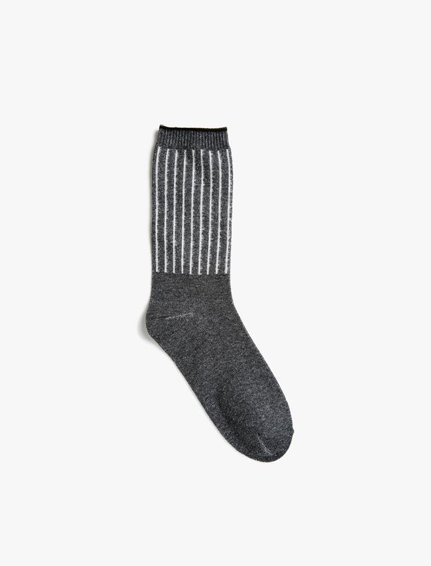  Kadın Soket Çorap Desenli