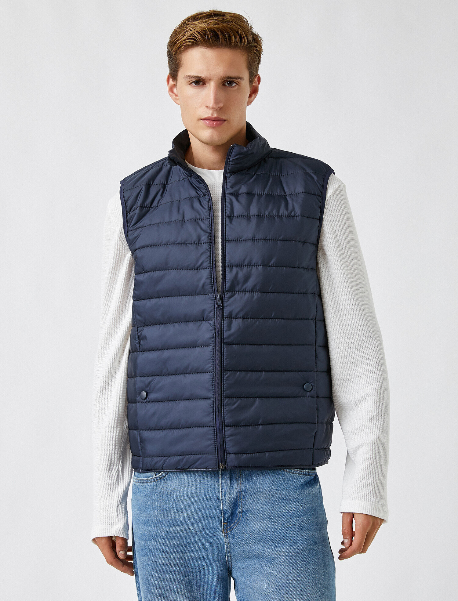 Kapitone Şişme Anorak Yelek