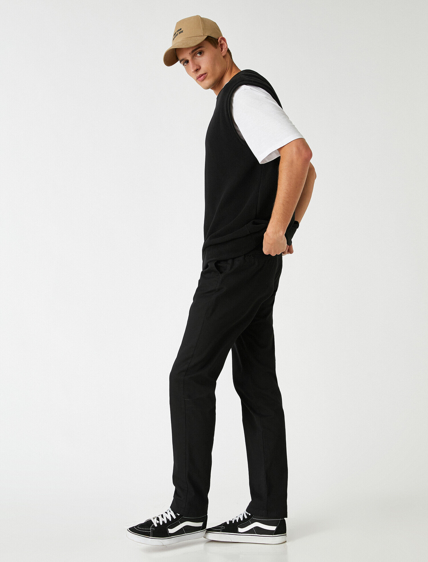   Skinny Gabardin Chino Pantolon Pamuklu
