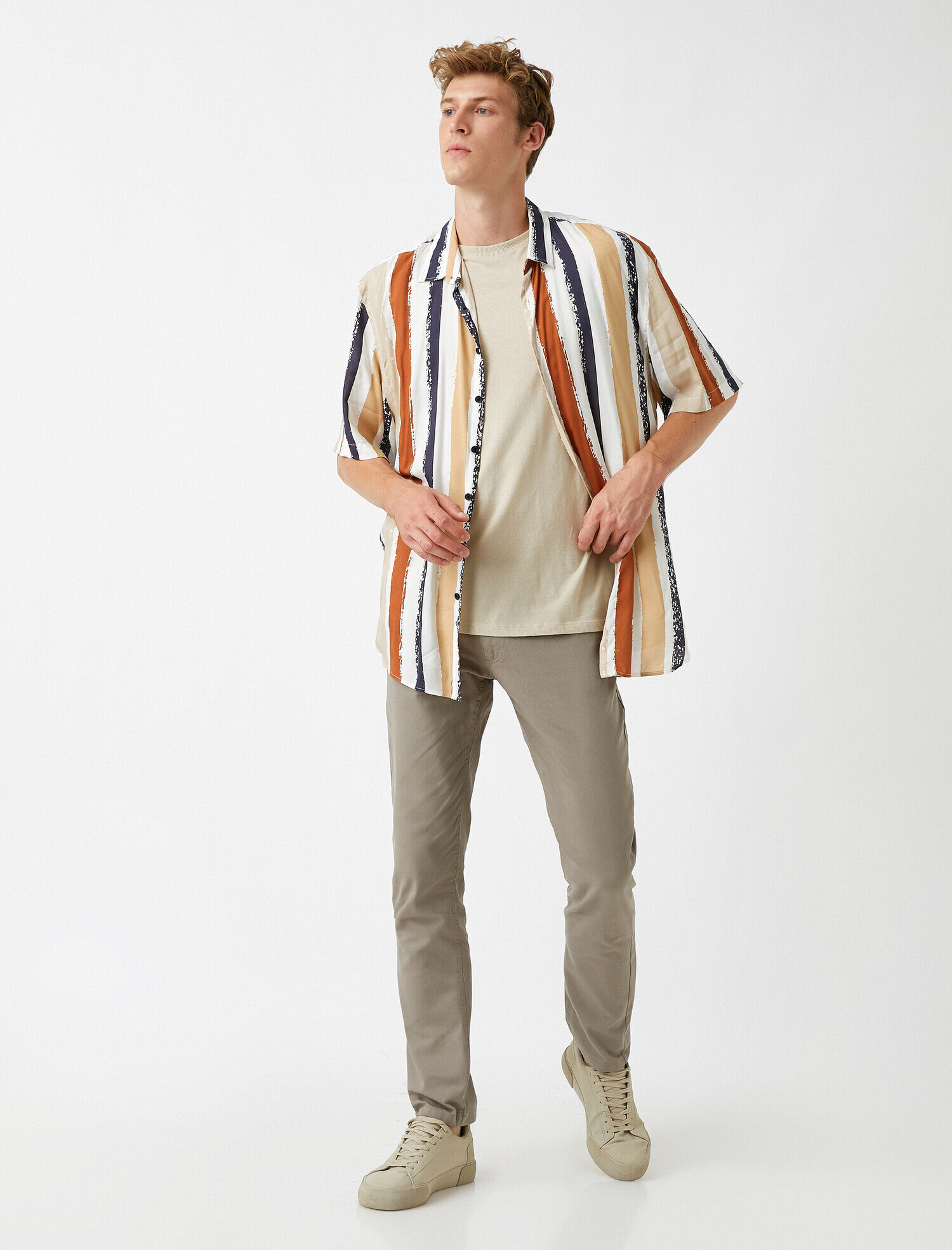   Slim Fit Gabardin Pantolon