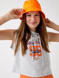 Kapüşonlu Body Pamuklu Sıfır Kol