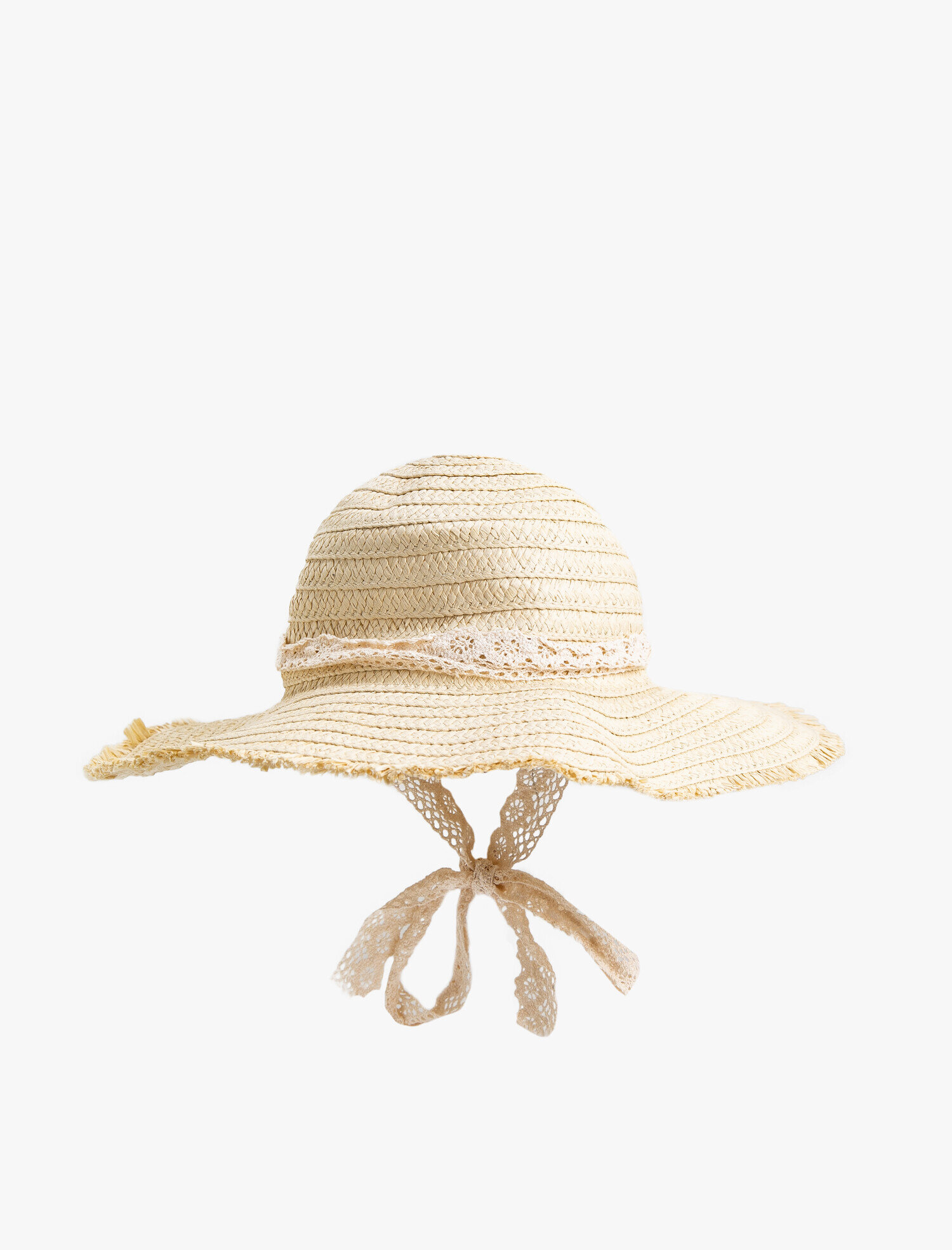  Kadın Fiyonklu Hasır Şapka