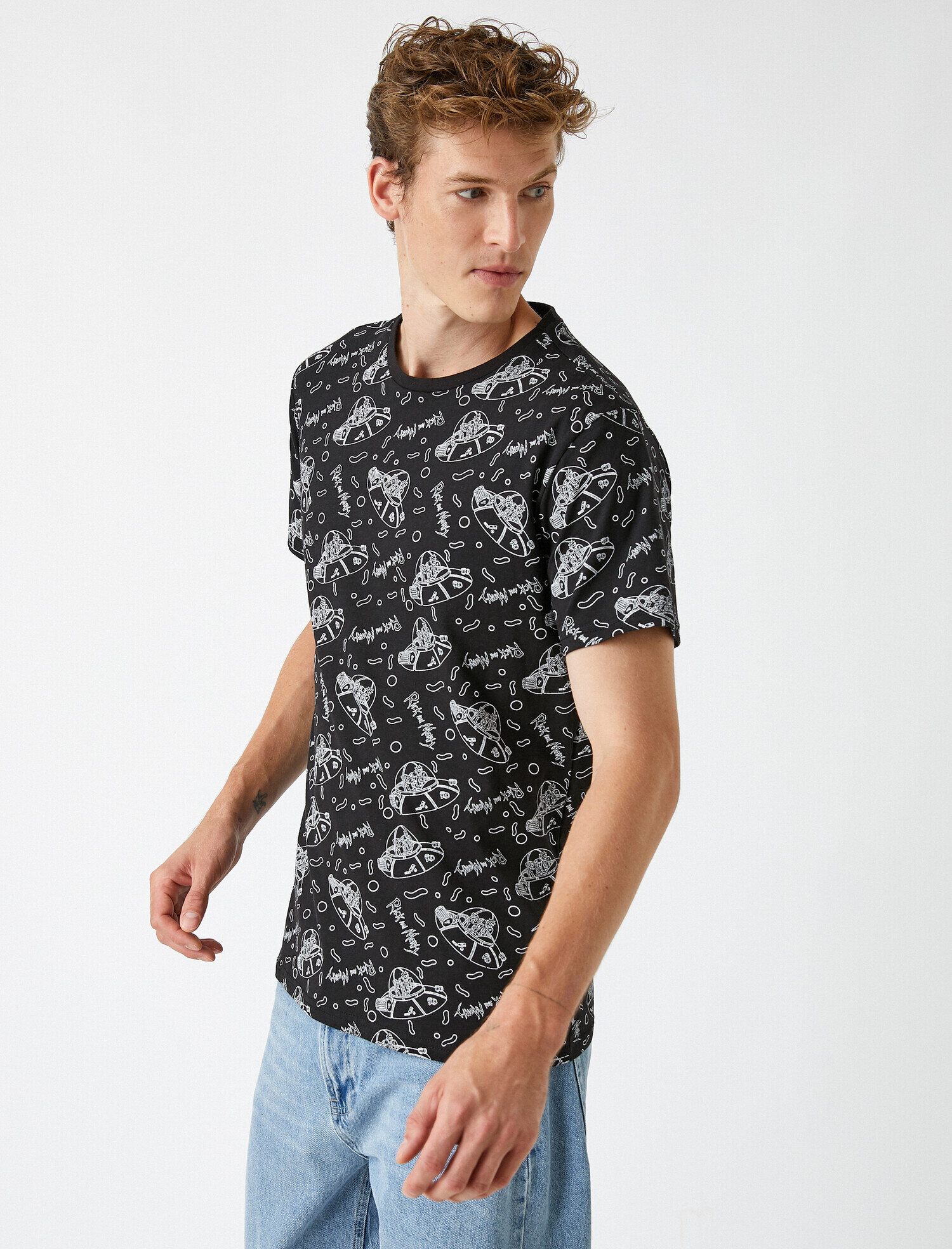   Rick and Morty Tişört Lisanslı Baskılı