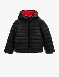 Kapüşonlu Şişme Mont