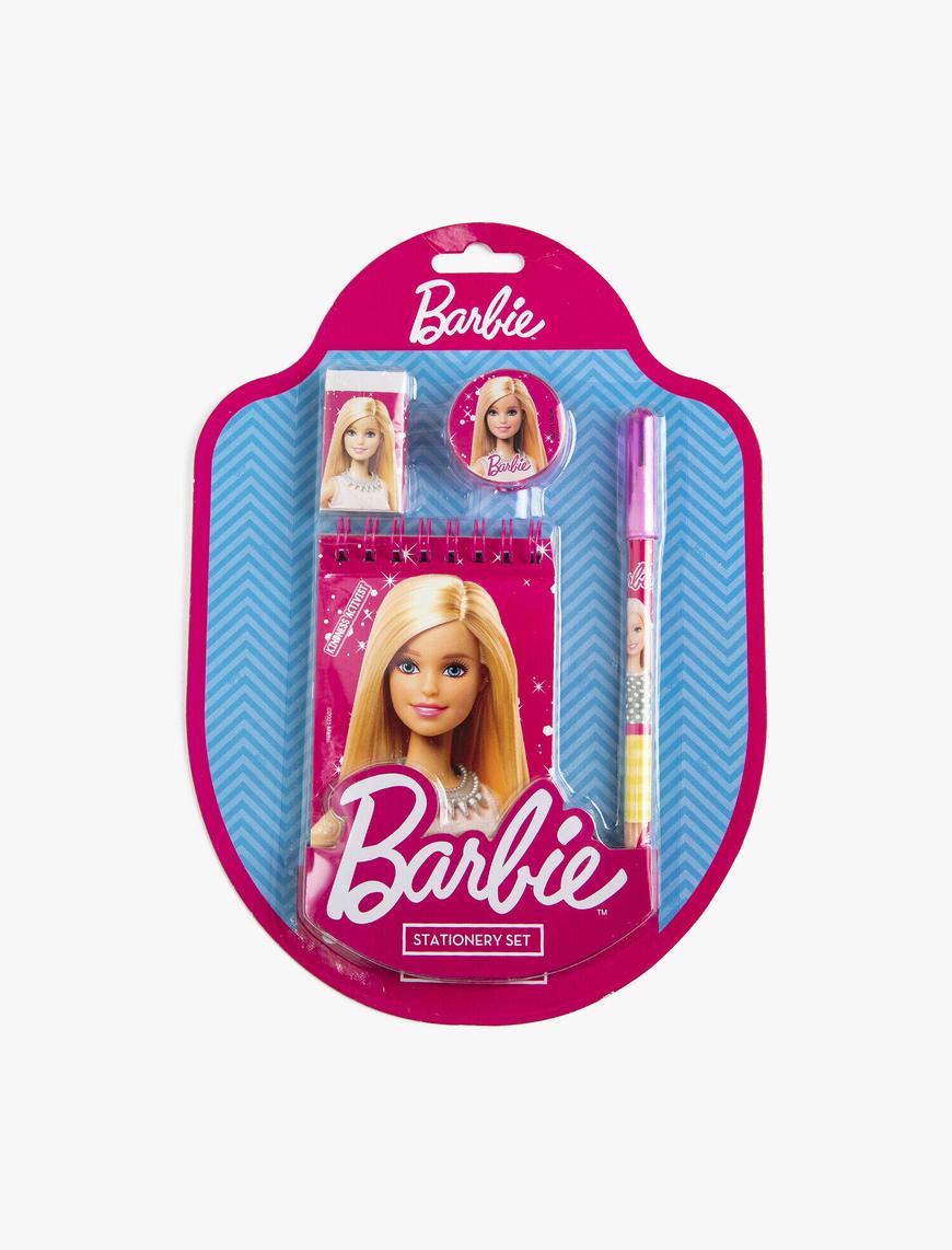  Kadın Barbie Lisanslı Kırtasiye Seti