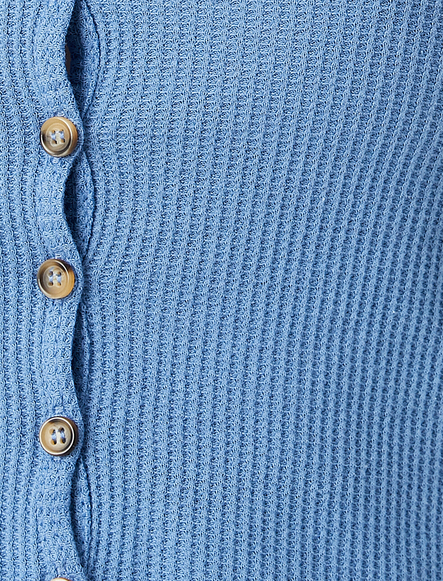   Slim Fit Waffle Hırka Pamuklu