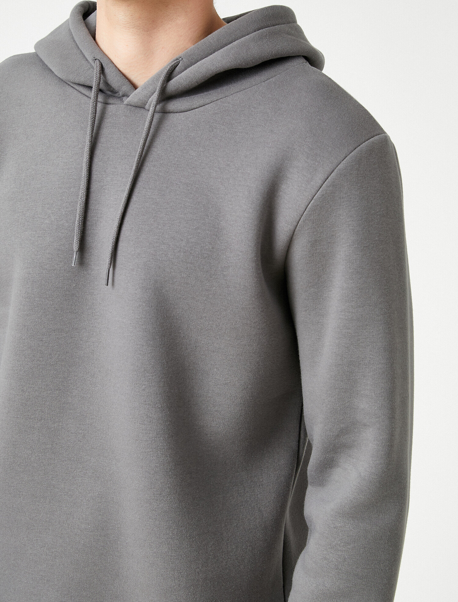 Basic Sweatshirt Kapüşonlu