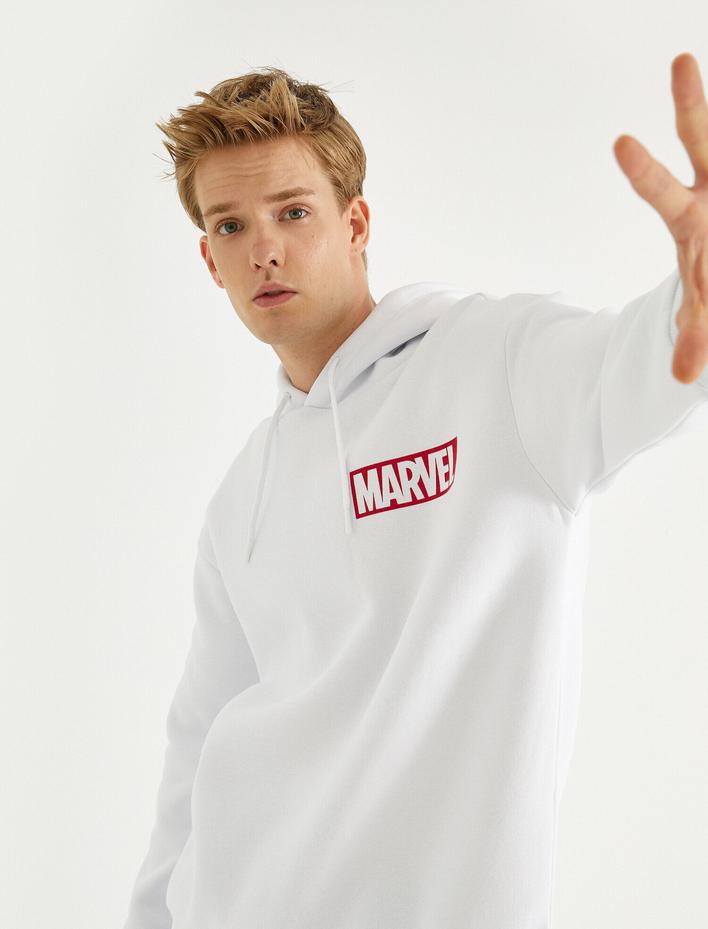  Marvel Oversize Sweatshirt Lisanslı Baskılı