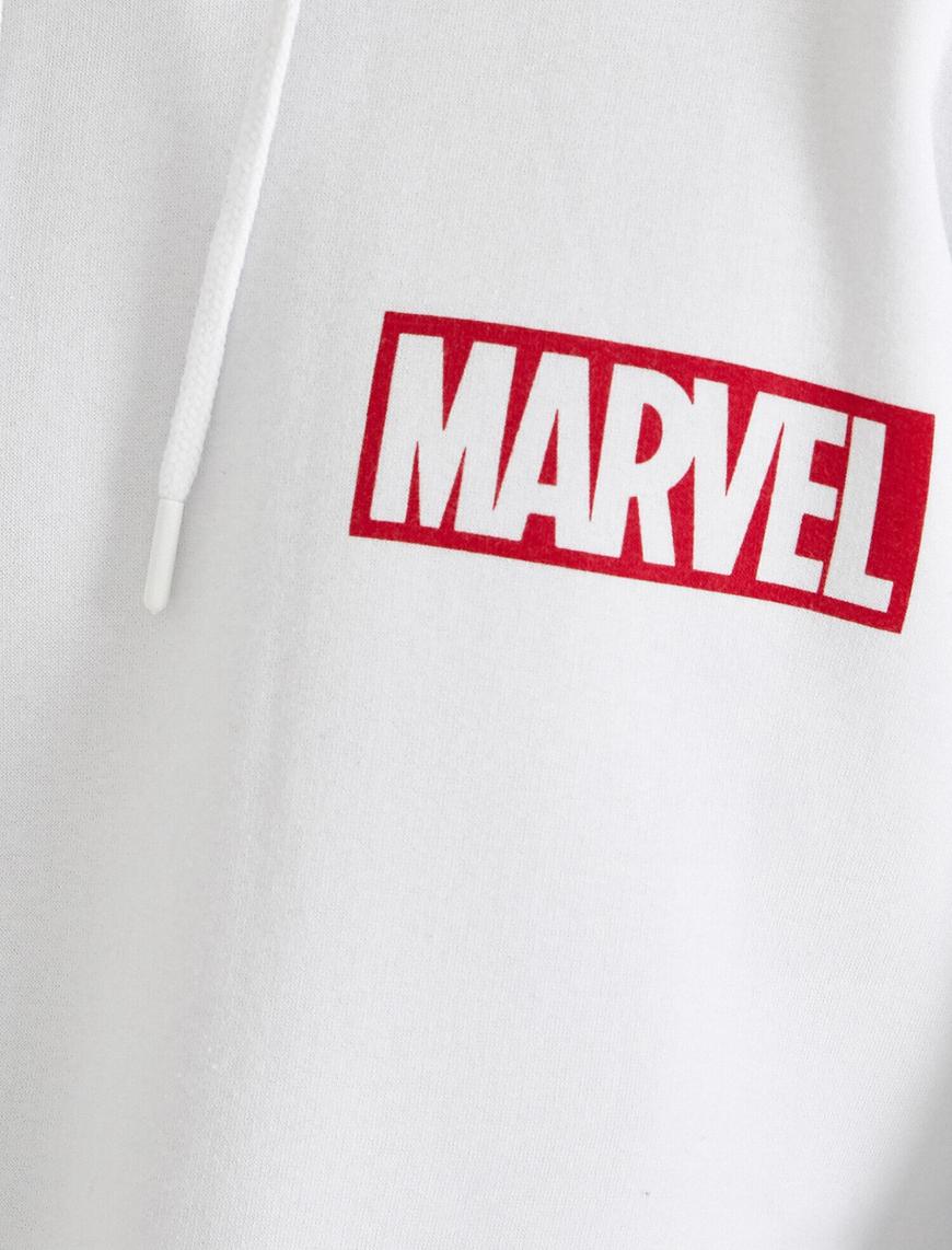   Marvel Oversize Sweatshirt Lisanslı Baskılı
