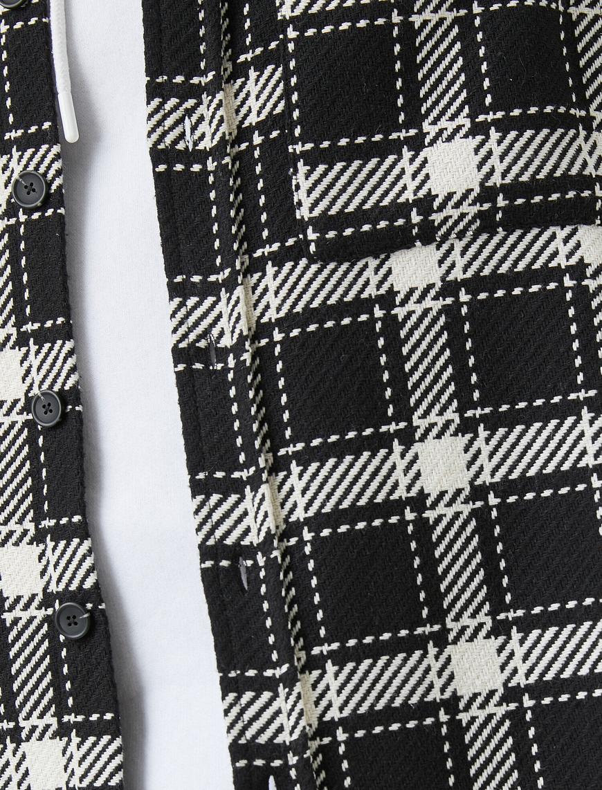   Oduncu Gömleği Uzun Kollu Klasik Yaka Cep Detaylı