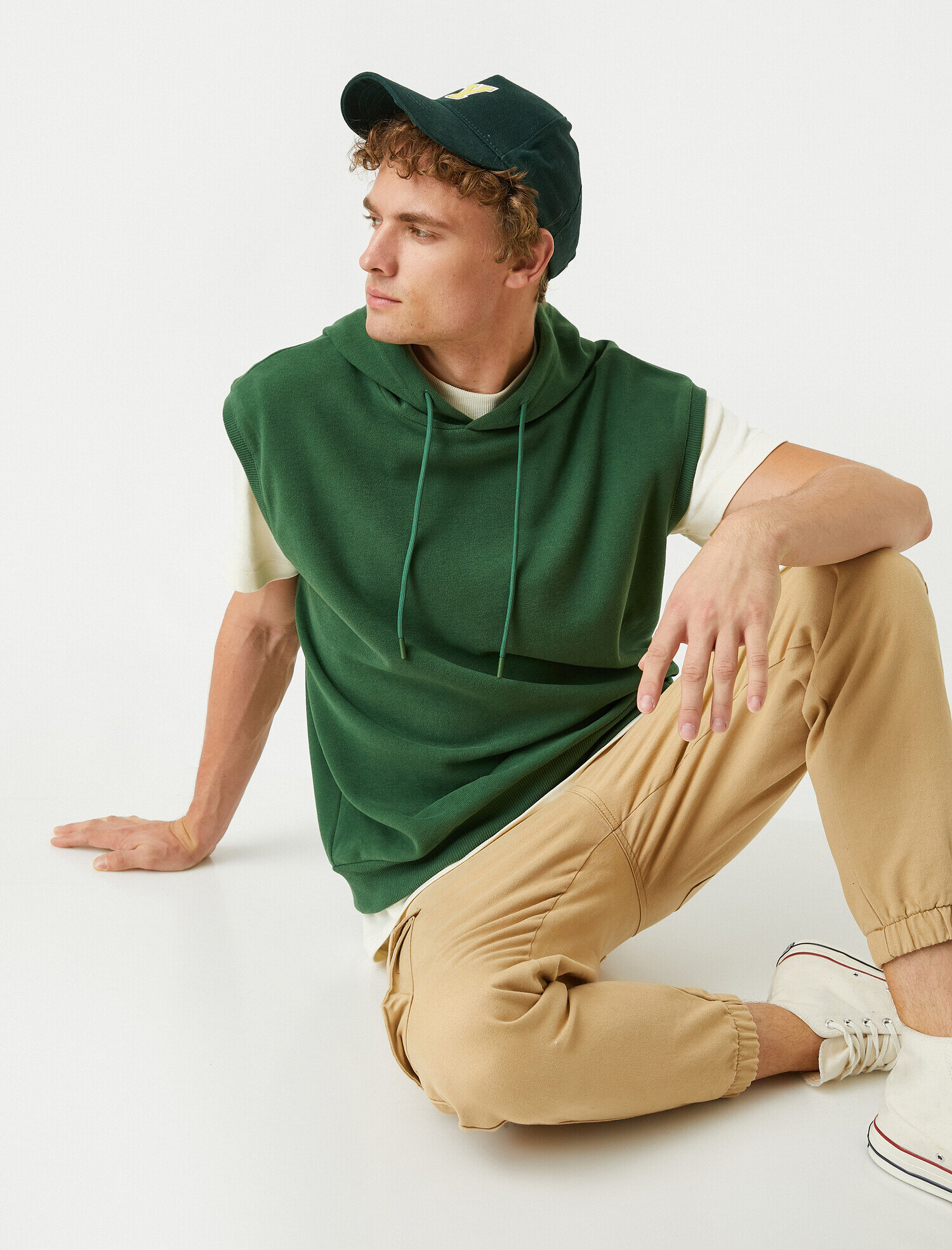   Kolsuz Kapüşonlu Sweatshirt