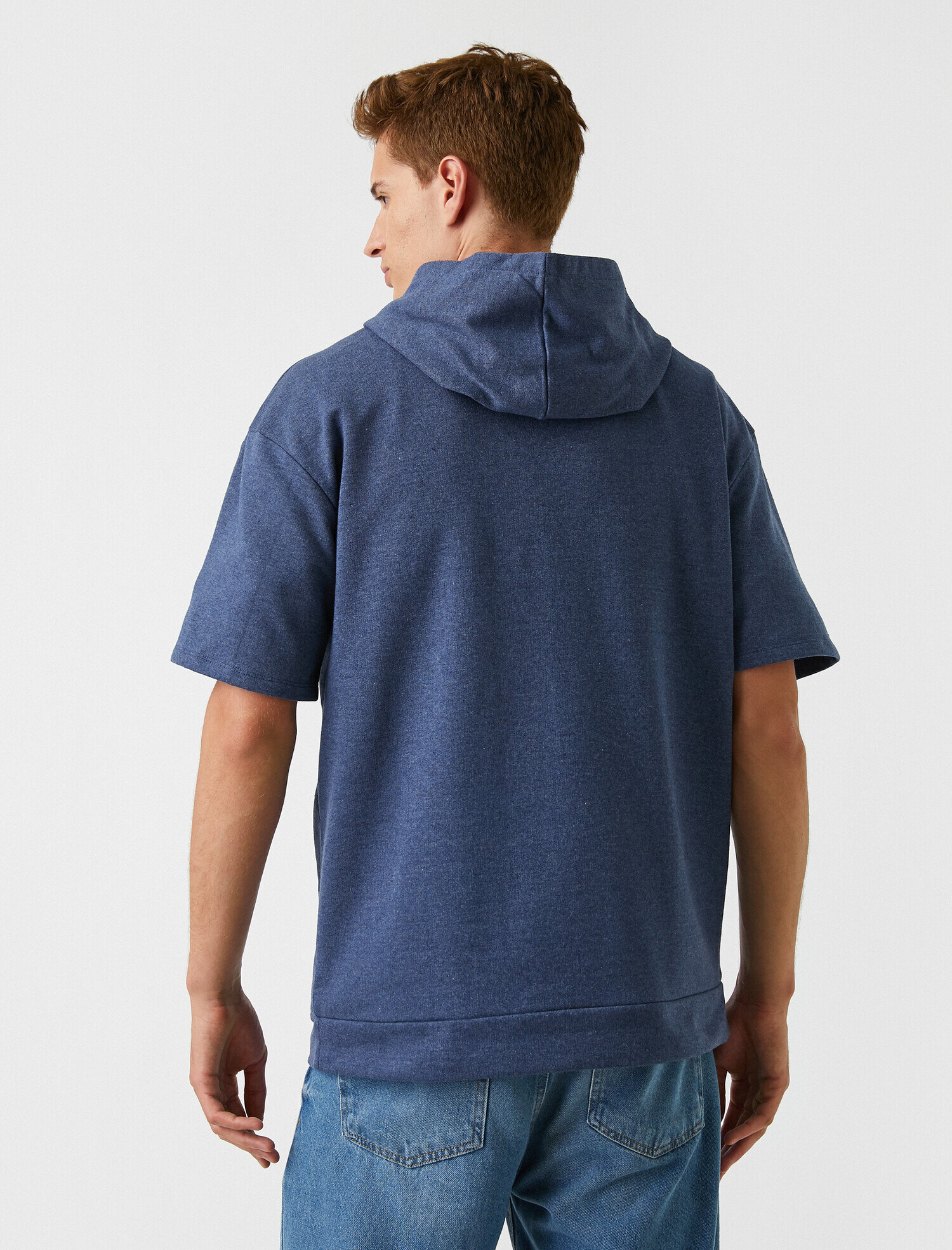   Kısa Kollu Sweatshirt İşlemeli