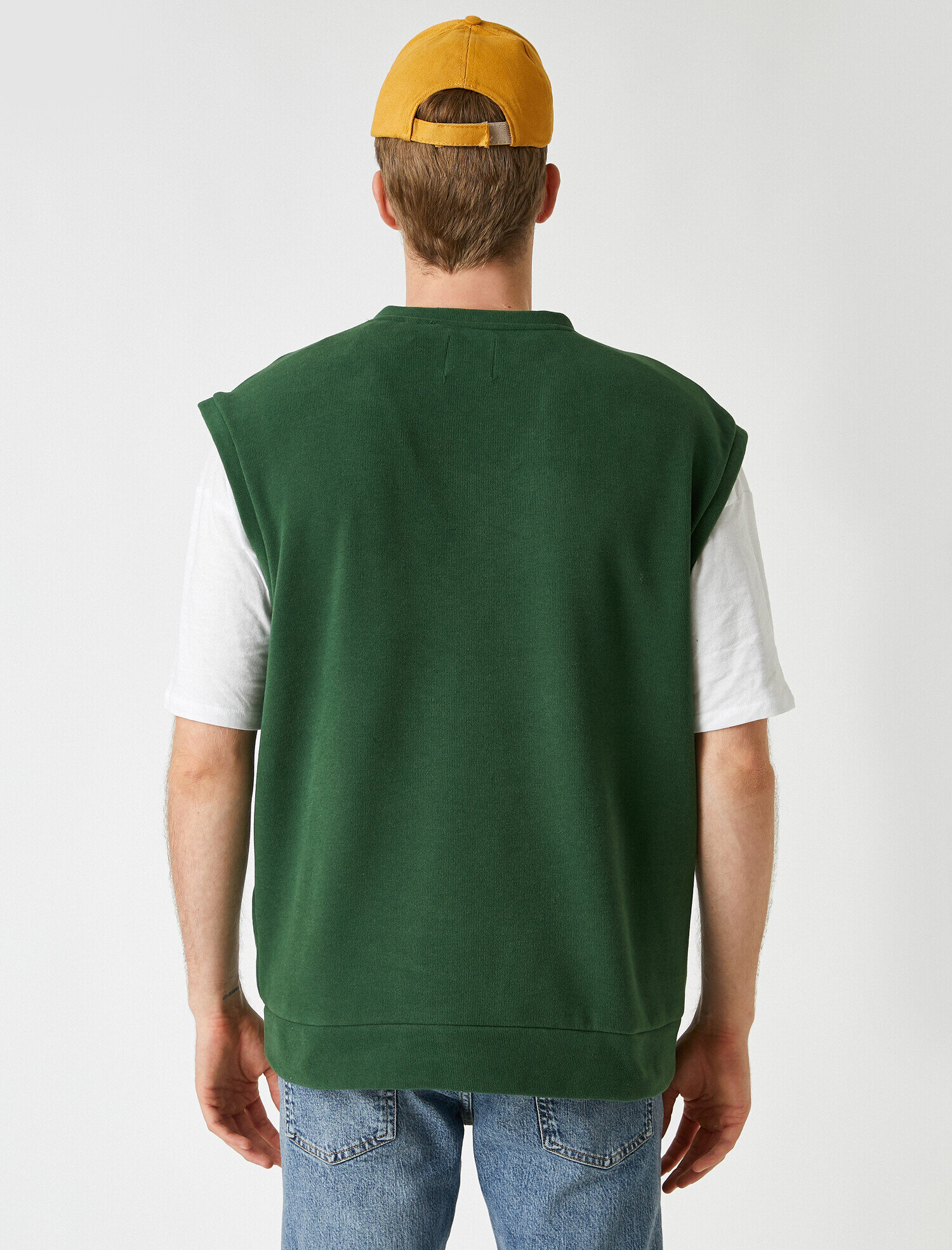   Kolsuz Sweatshirt Bisiklet Yaka