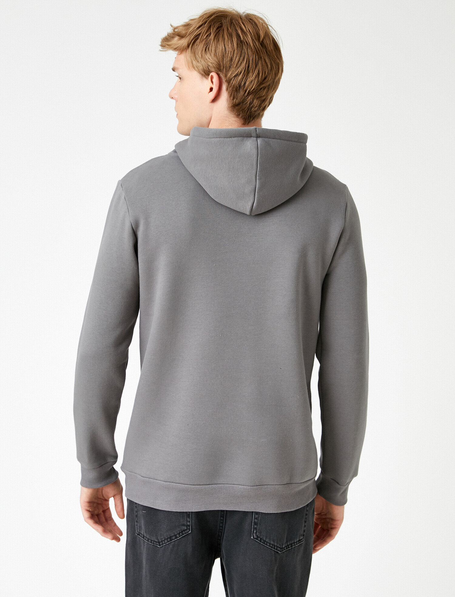 Basic Sweatshirt Kapüşonlu