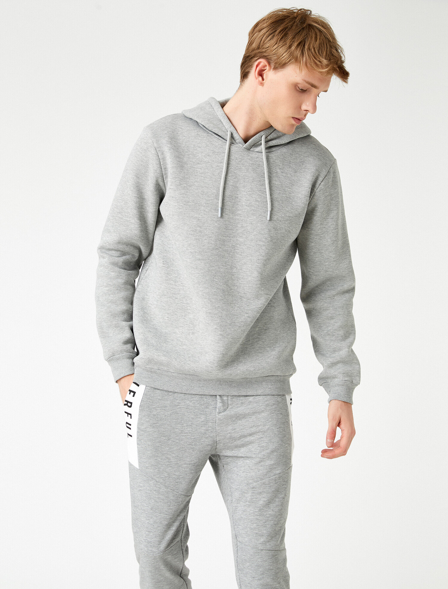 Basic Sweatshirt Kapüşonlu