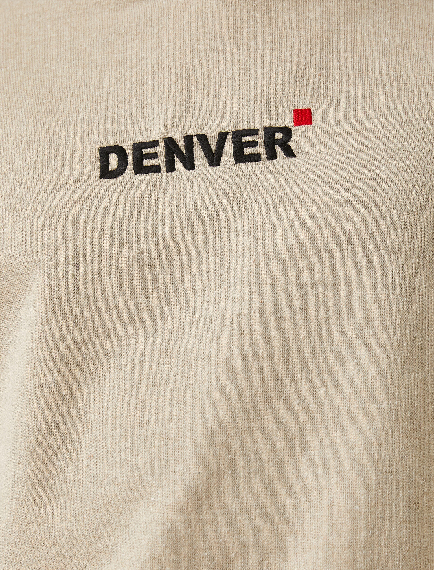   Kısa Kollu Kapüşonlu Sweatshirt Baskılı