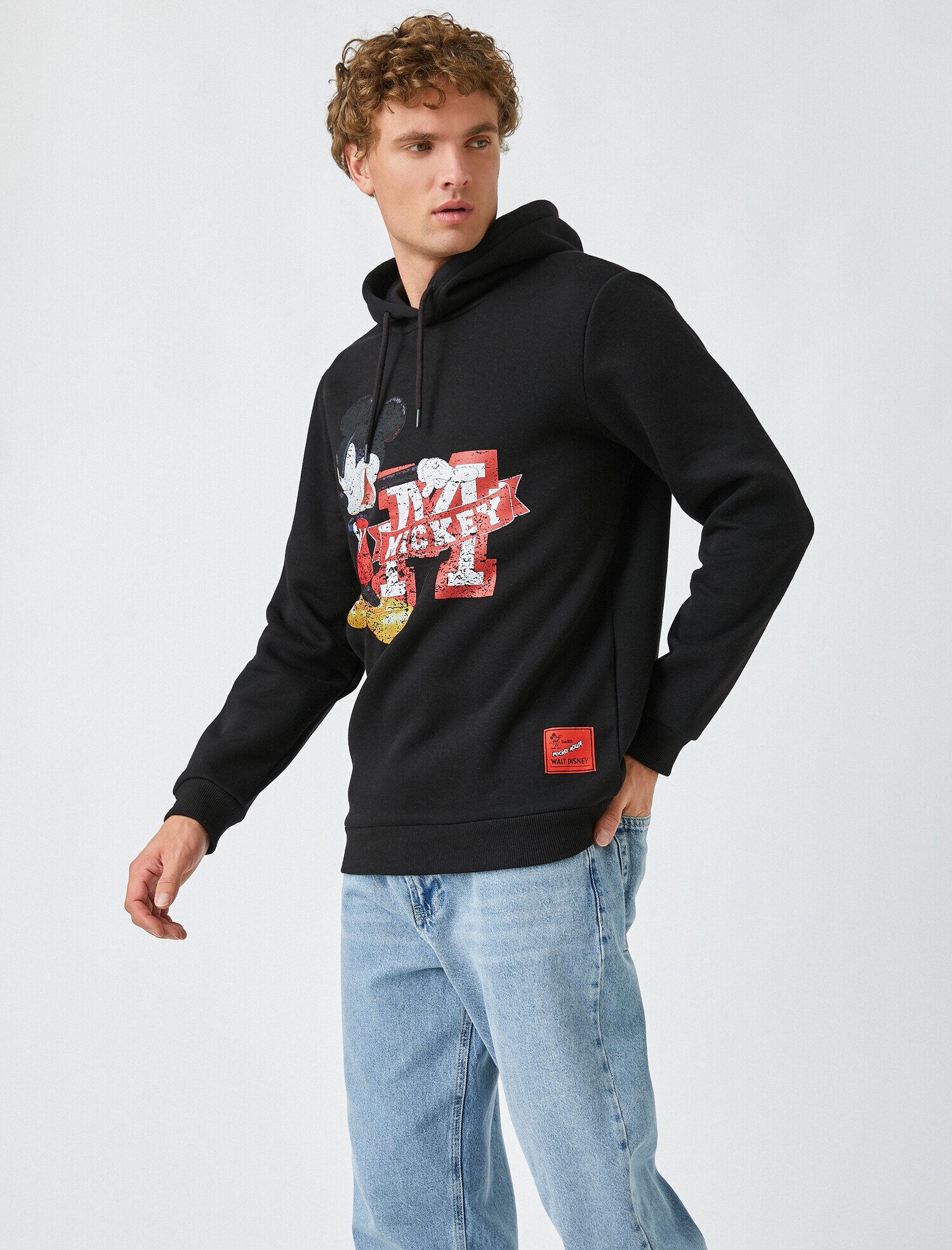   Mickey Mouse Kapüşonlu Sweatshirt Lisanslı Baskılı