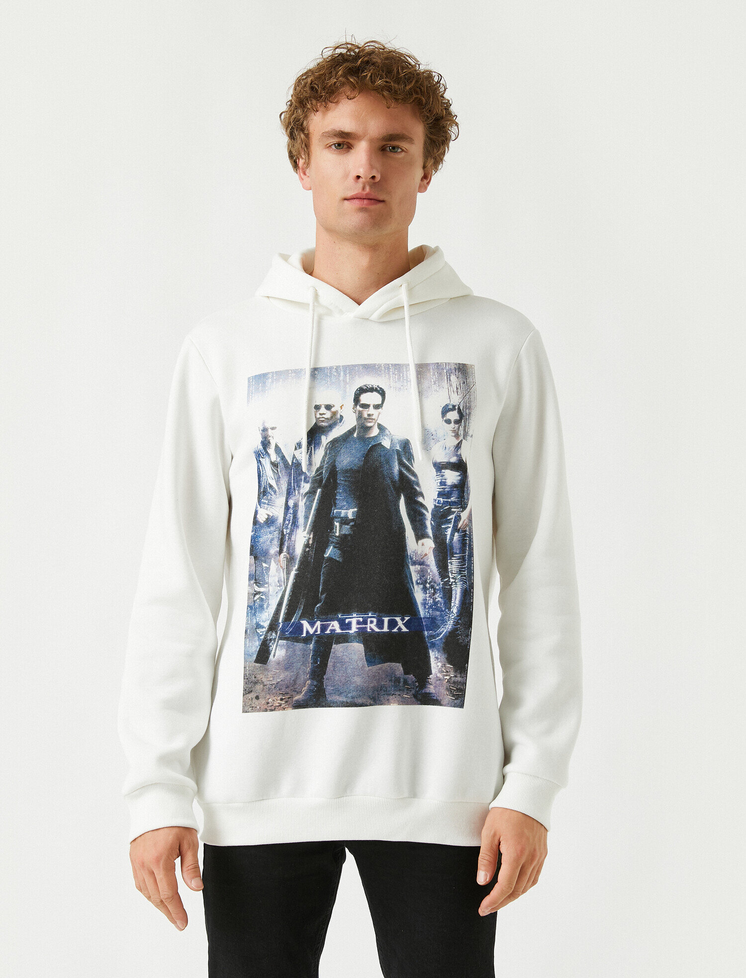 Matrix Kapüşonlu Sweatshirt Lisanslı Baskılı
