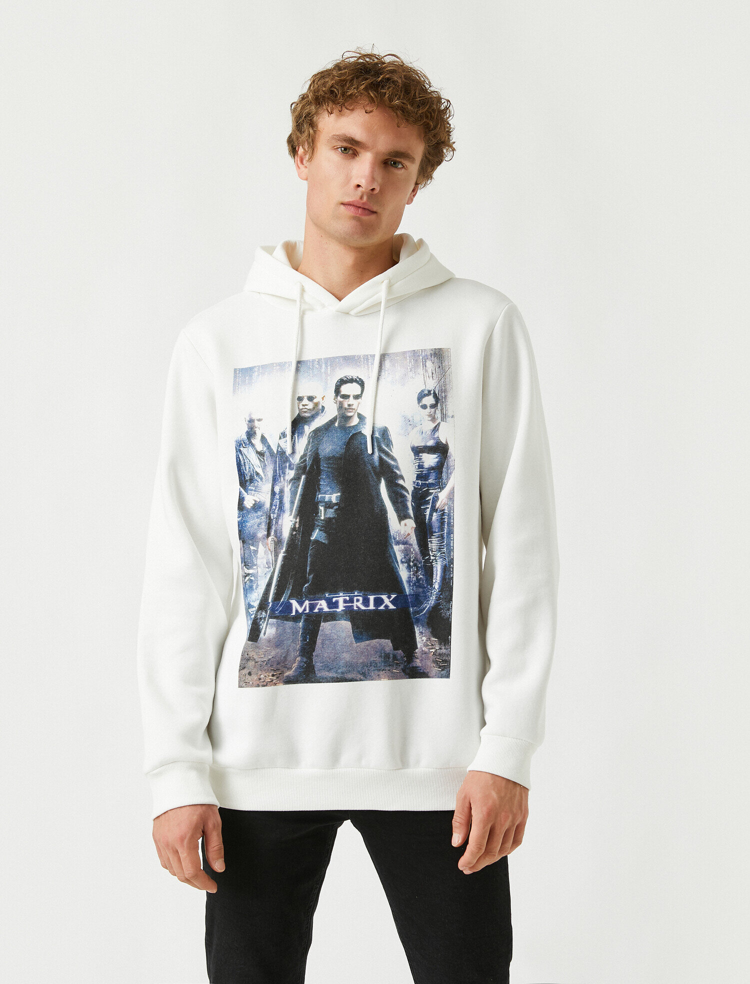 Matrix Kapüşonlu Sweatshirt Lisanslı Baskılı