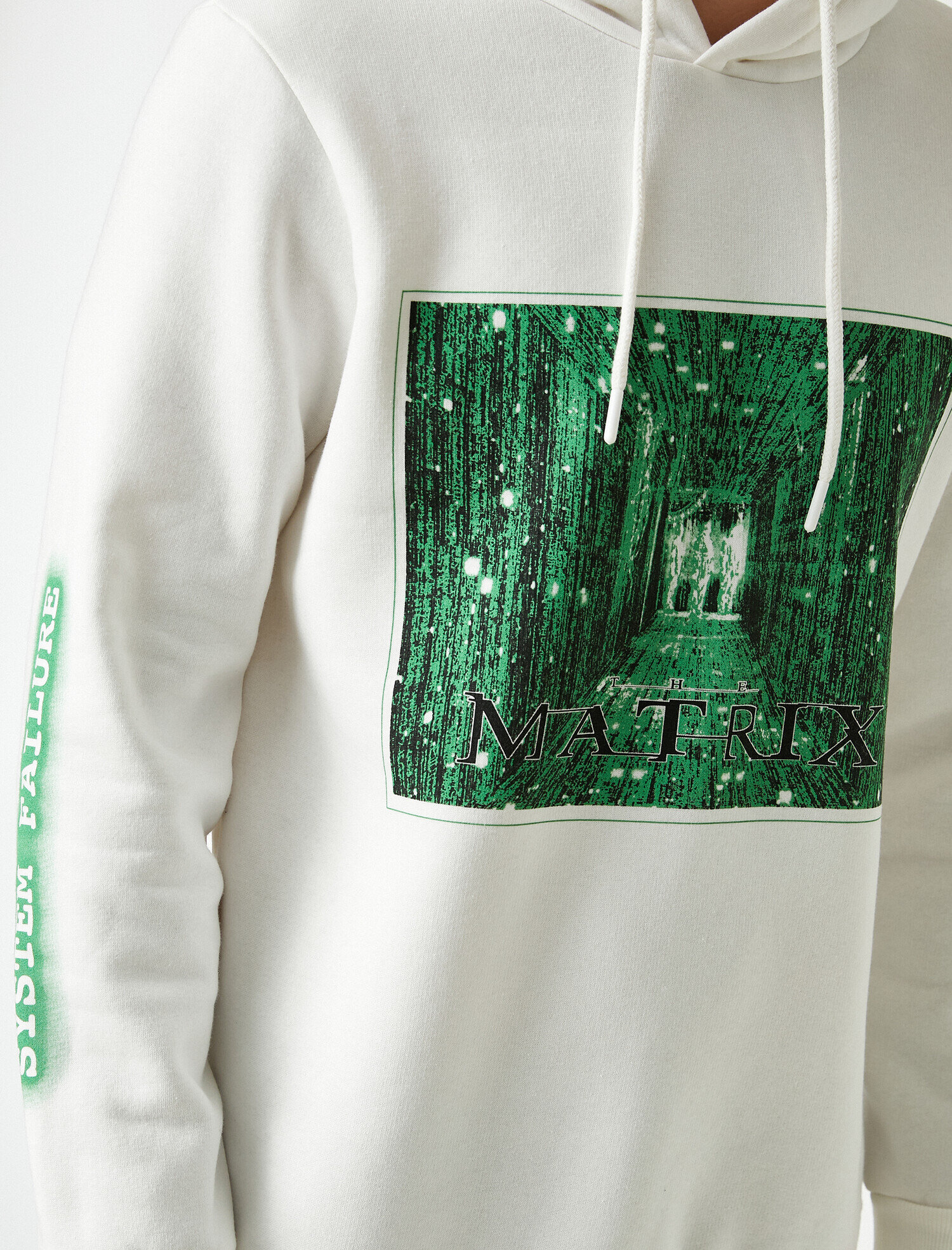 Matrix Kapüşonlu Sweatshirt Lisanslı Baskılı