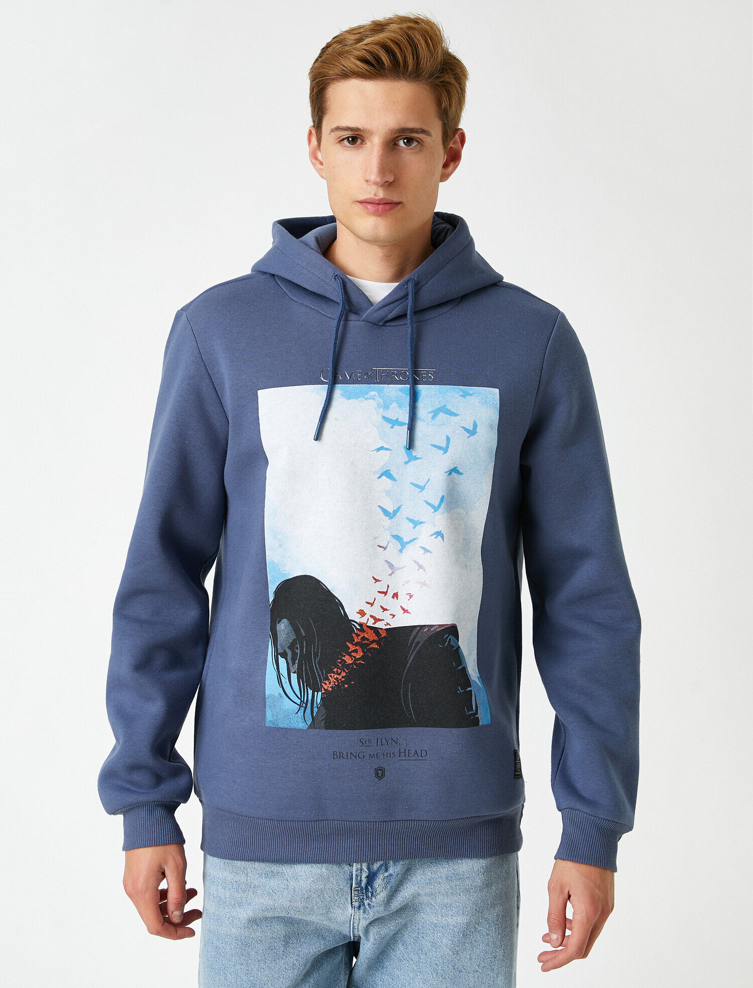   Game of Thrones Kapşonlu Sweatshirt Lisanslı Baskılı