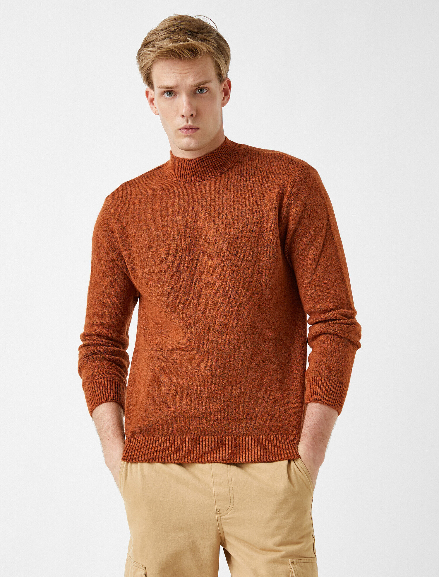   Yarım Balıkçı Yaka Basic Kazak