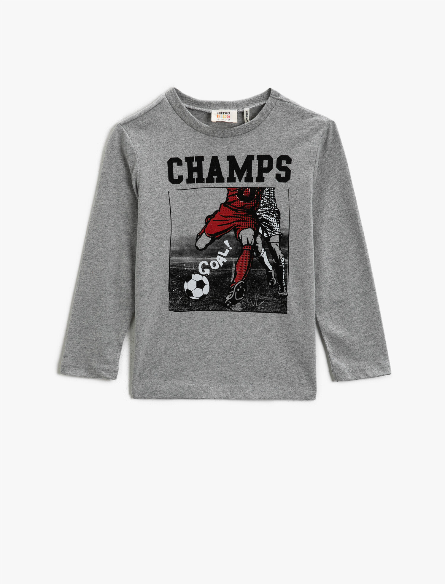  Erkek Çocuk Baskılı Tişört Uzun Kollu