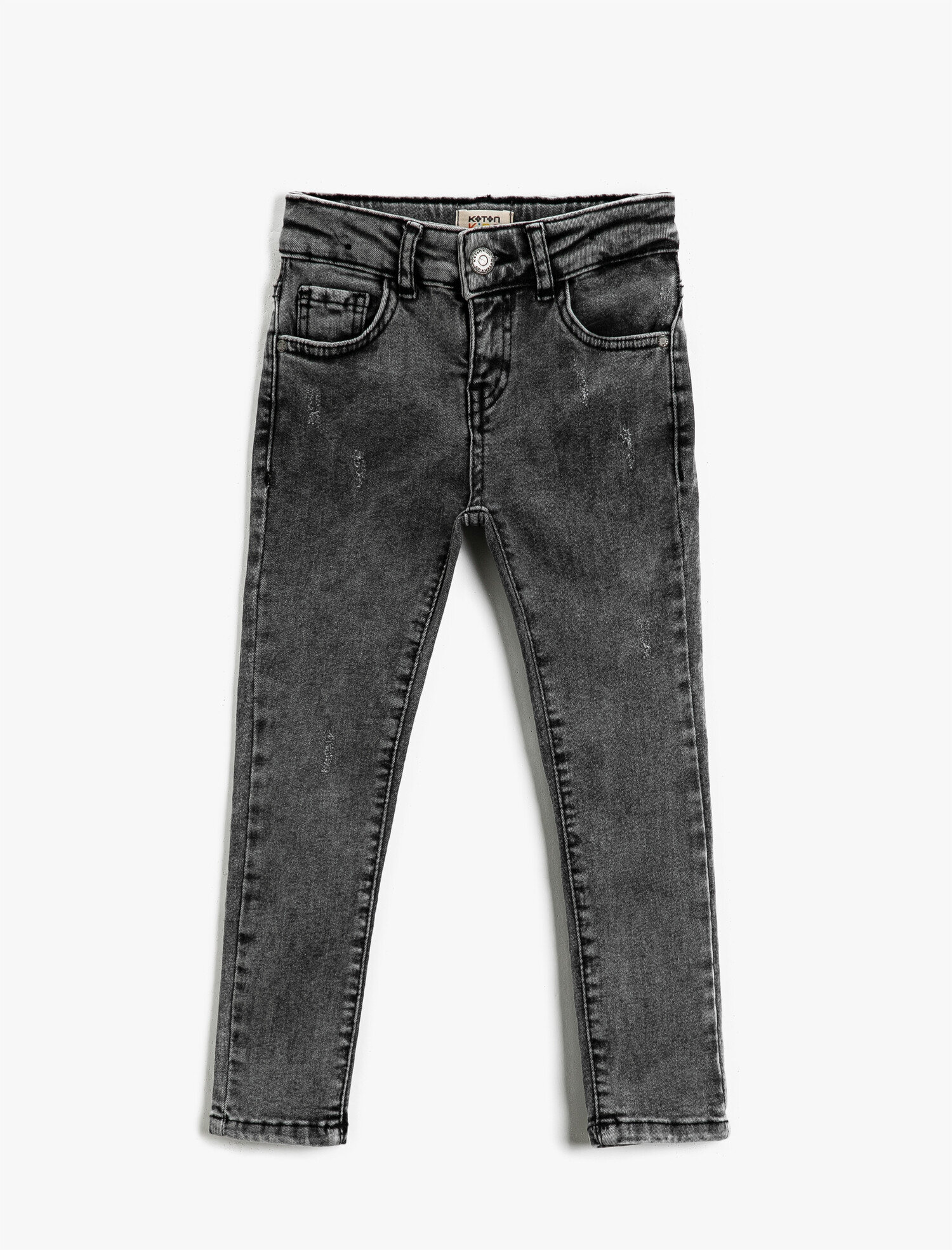  Erkek Çocuk Kot Pantolon Comfort Strech Pamuklu Cepli - Slim Jean