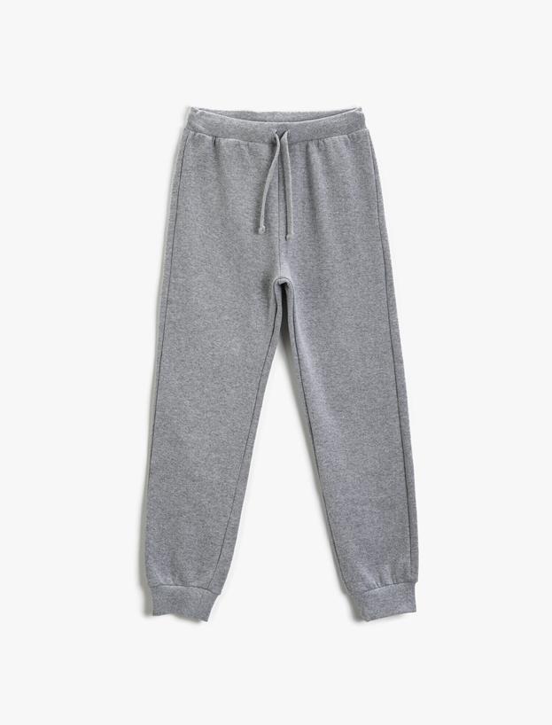  Erkek Çocuk Jogger Eşofman Altı Beli Bağlamalı