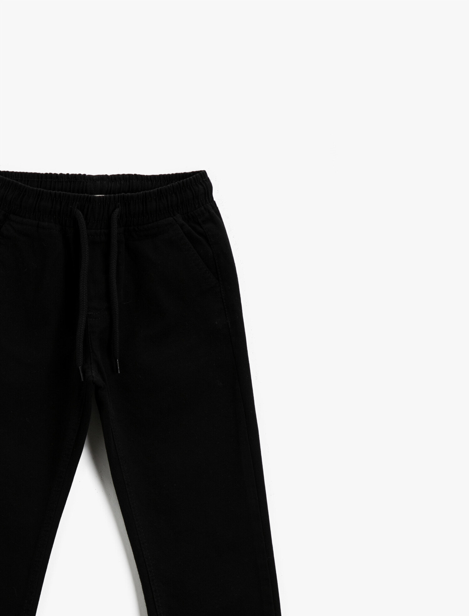  Erkek Çocuk Pamuklu Jogger Pantolon Beli Bağlamalı