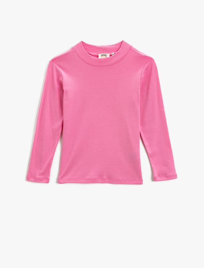 Kız Çocuk Bisiklet Yaka Tişört