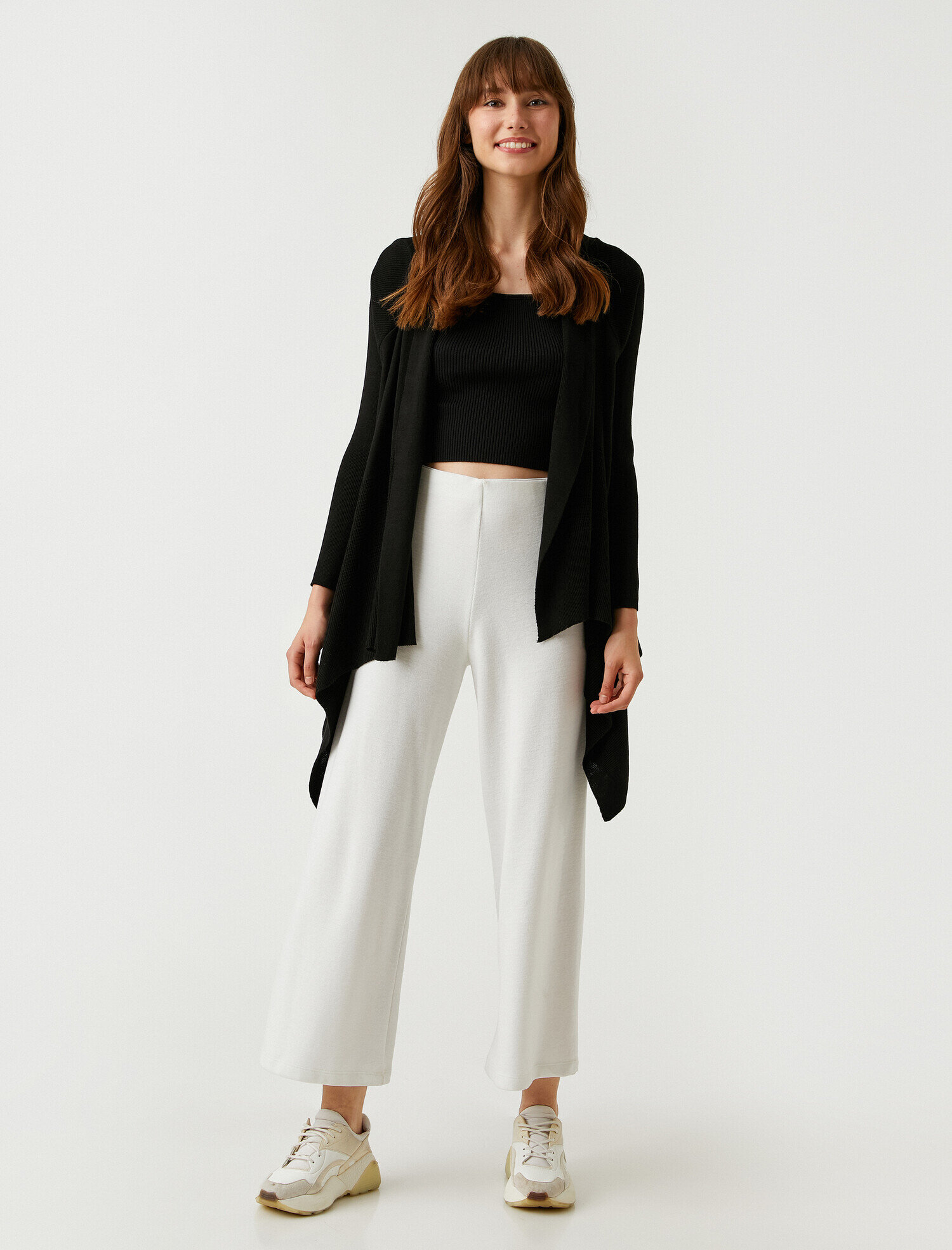   İnce Triko Hırka Uzun Kollu