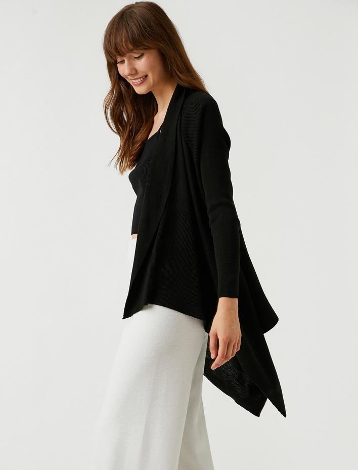  İnce Triko Hırka Uzun Kollu