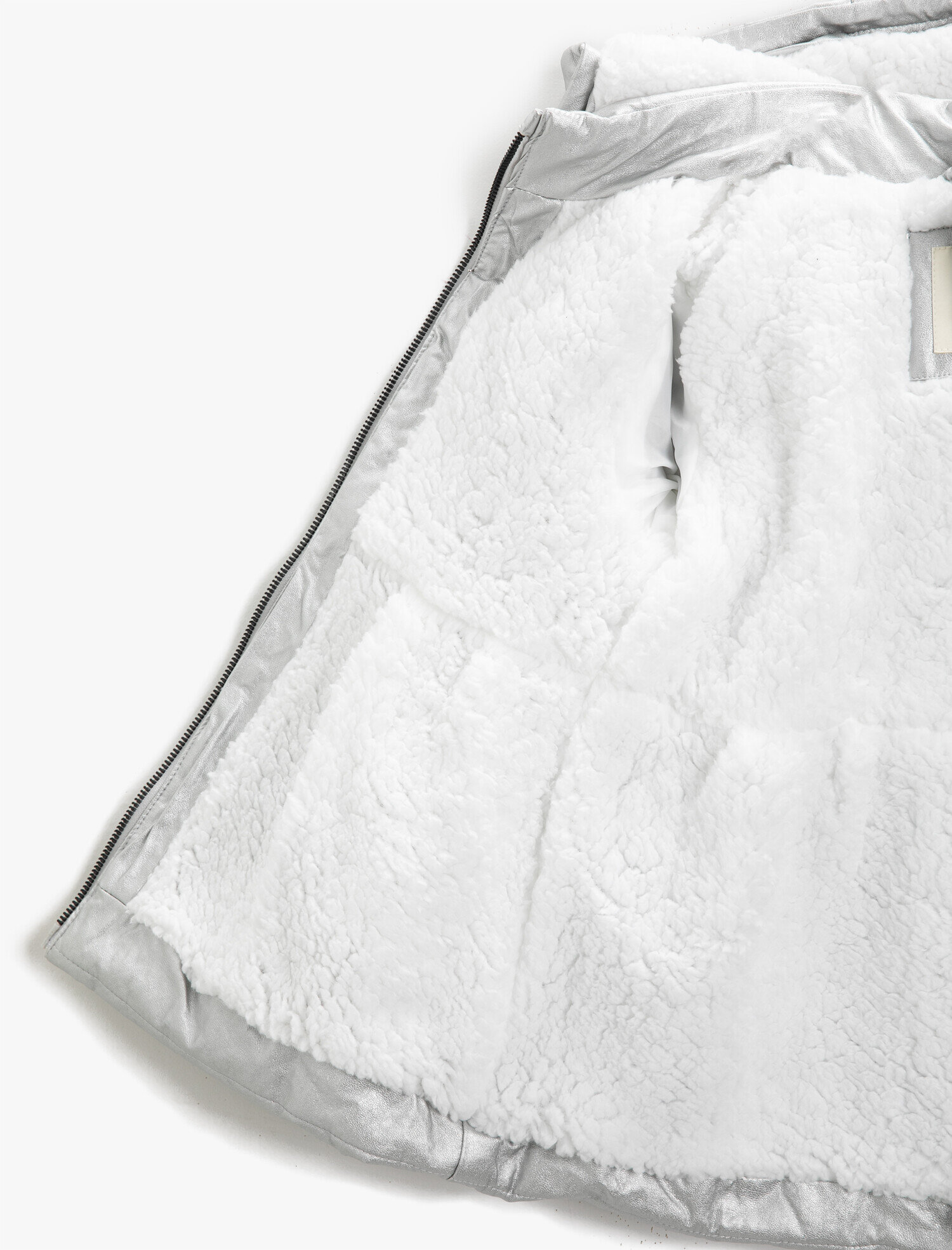  Kız Çocuk Kapşonlu Kaban Piliseli