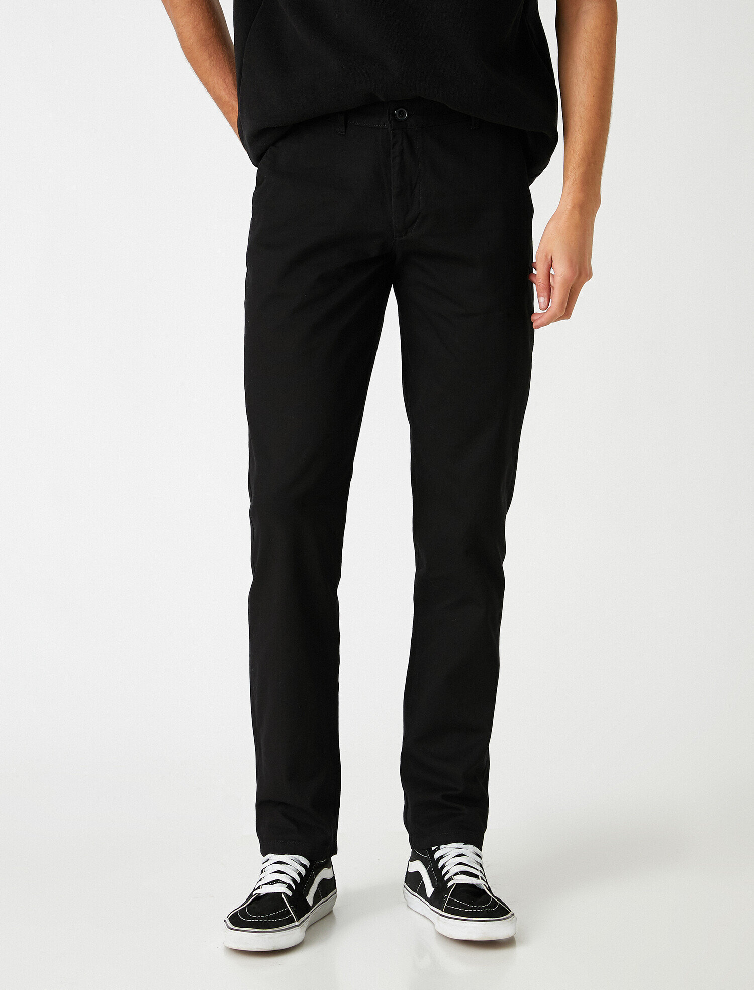   Skinny Gabardin Chino Pantolon Pamuklu