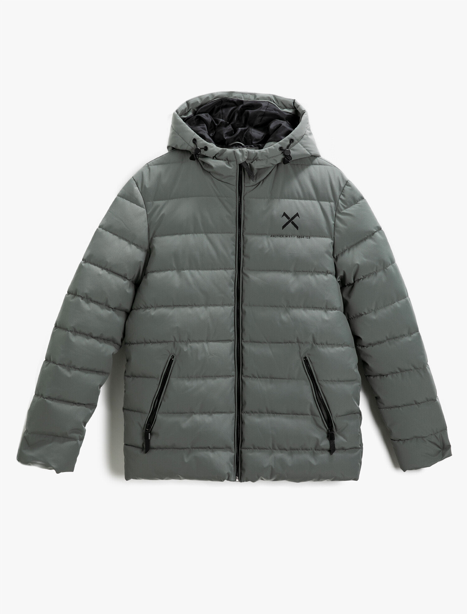   Kapşonlu Şişme Mont