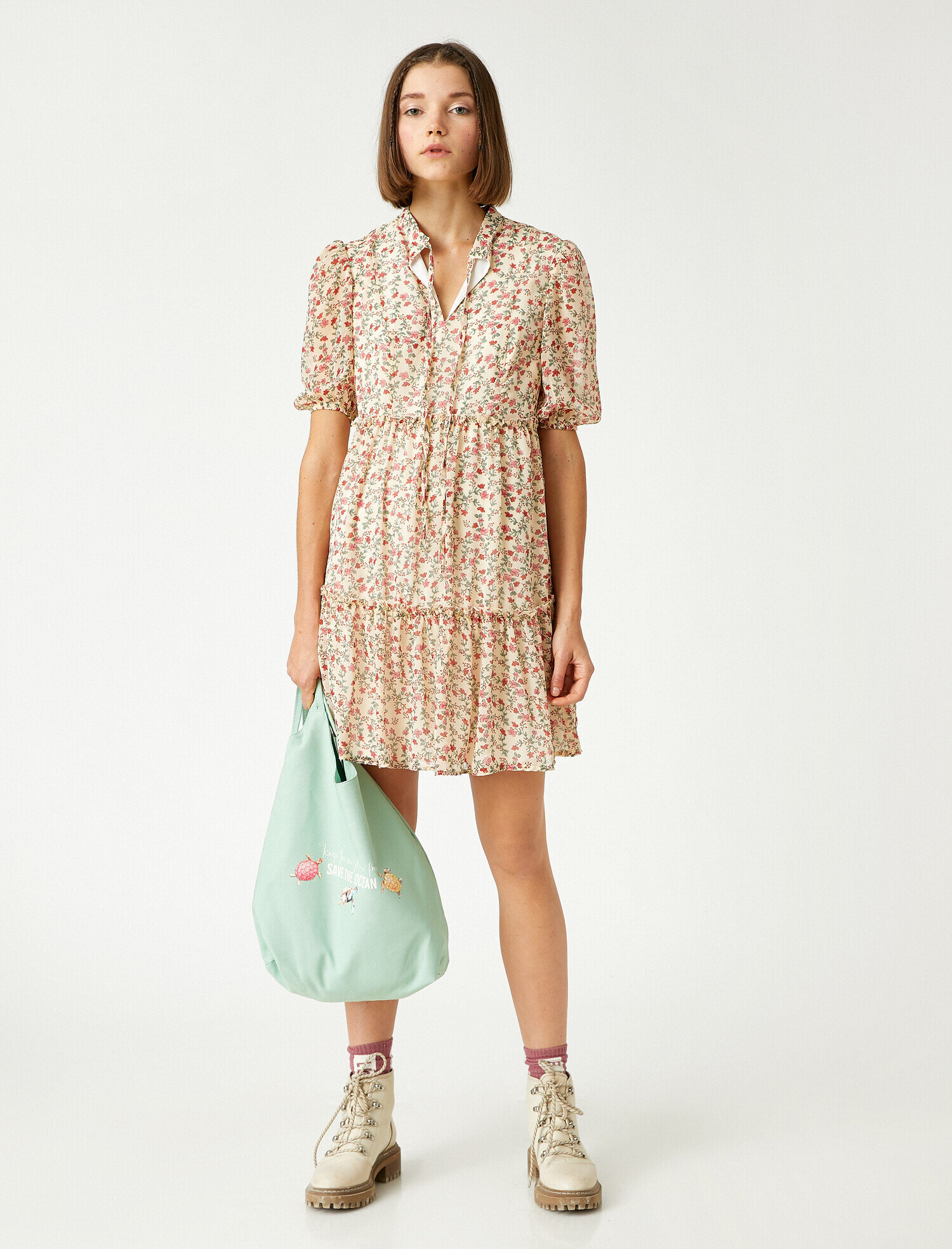  Kadın Bez Çanta Baskılı